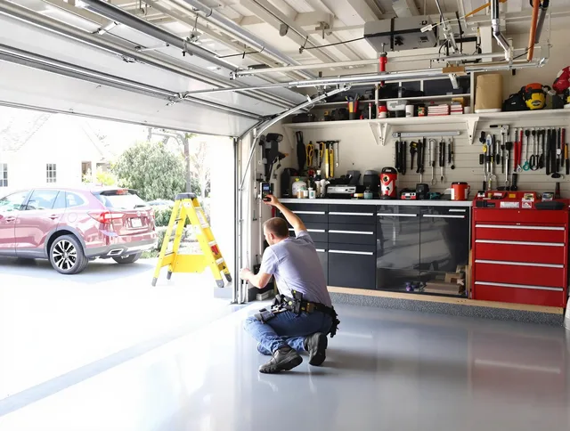 Local garage door repair service by Portsmouth Garage Door Repair in Portsmouth