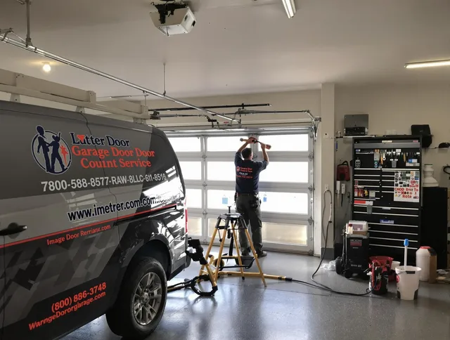 Portsmouth Garage Door Repair team performing same-day garage door repair in Portsmouth